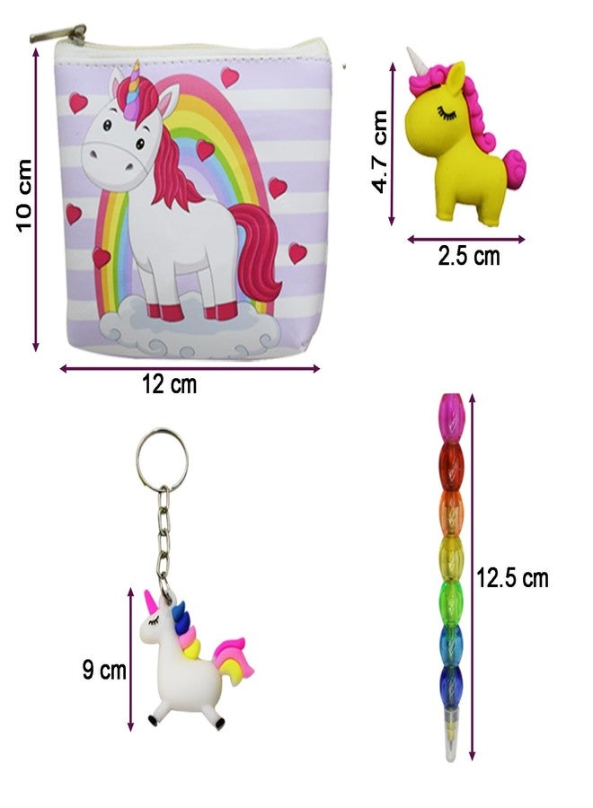 Asera مجموعة هدايا عيد ميلاد أسيرا للأطفال بتصميم يونيكورن - مجموعة من 12 قطعة - Image 3